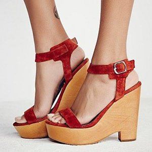 NIB JEFFREY CAMPBELL X FREE PEOPLE PLATFORMS, 6.5
